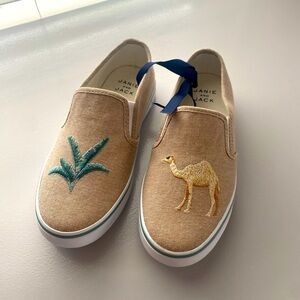 Little boys janie and Jack slip on shoes sz13